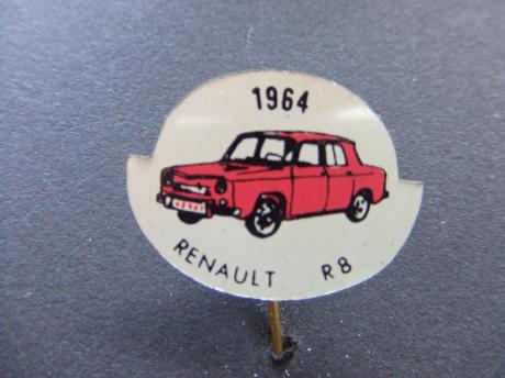Renault R8 oldtimer rood